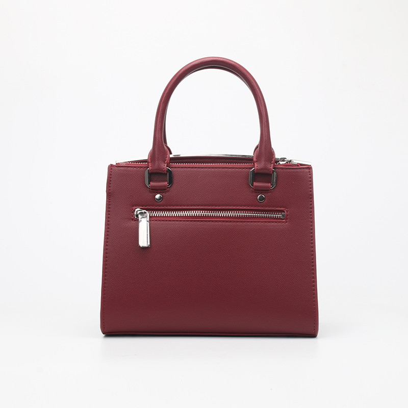 versse satchel handbag burgundy