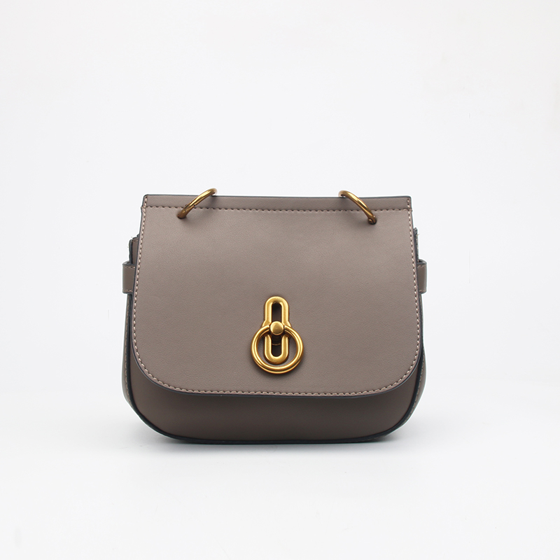 grey vintage leather satchel