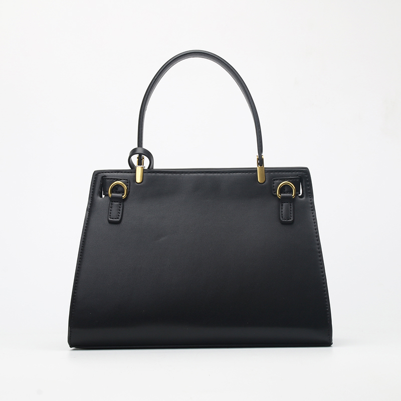 black satchel bag women's