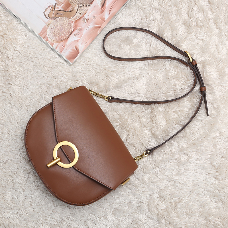 brown womens leather bag