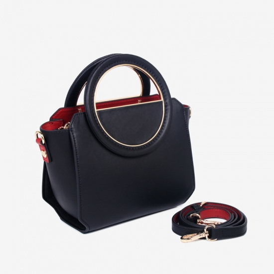 Black Leather Bags & Handbags For Women