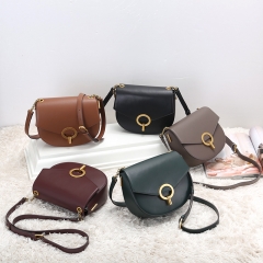 beautiful leather saddle bag